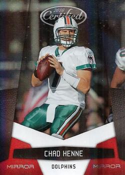 2010 Panini Certified - Mirror Red #78 Chad Henne  Front