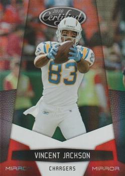 2010 Panini Certified - Mirror Red #126 Vincent Jackson  Front