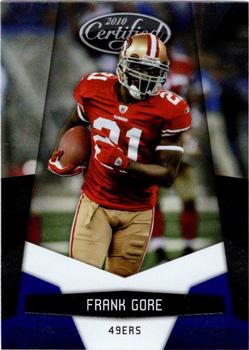2010 Panini Certified - Platinum Blue #128 Frank Gore  Front