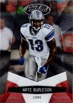 2010 Panini Certified - Platinum Red #50 Nate Burleson  Front