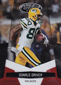 2010 Panini Certified - Platinum Red #52 Donald Driver  Front