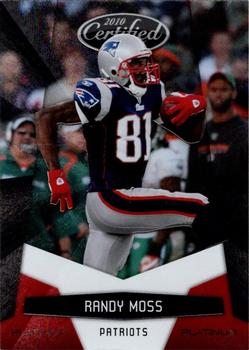 2010 Panini Certified - Platinum Red #89 Randy Moss  Front