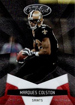 2010 Panini Certified - Platinum Red #95 Marques Colston  Front