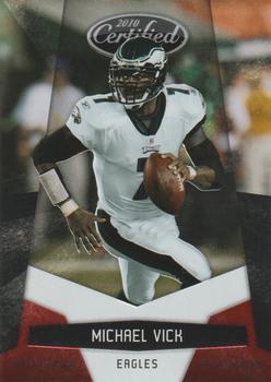 2010 Panini Certified - Platinum Red #115 Michael Vick  Front