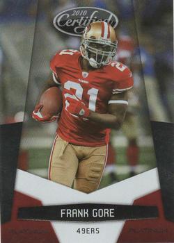 2010 Panini Certified - Platinum Red #128 Frank Gore  Front