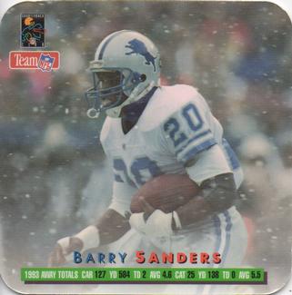 1994 Action Packed CoaStars #16 Barry Sanders Back