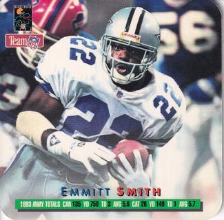 1994 Action Packed CoaStars #8 Emmitt Smith Back