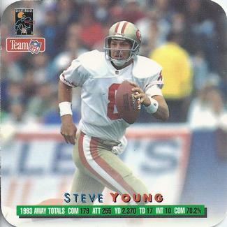 1994 Action Packed CoaStars #11 Steve Young Back