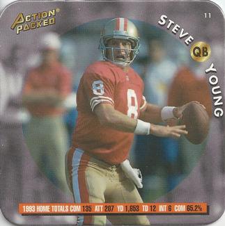 1994 Action Packed CoaStars #11 Steve Young Front