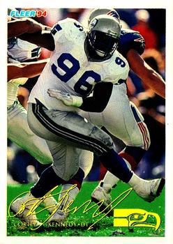 1994 Fleer Shell FACT #28 Cortez Kennedy Front