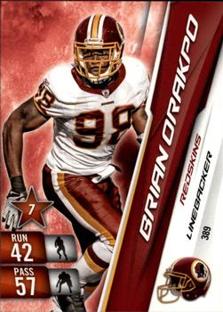 2010 Panini Adrenalyn XL #389 Brian Orakpo  Front