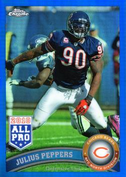 2011 Topps Chrome - Blue Refractors #153 Julius Peppers Front