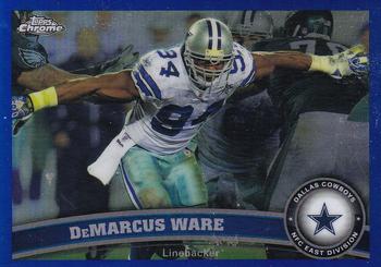 2011 Topps Chrome - Blue Refractors #179 DeMarcus Ware Front
