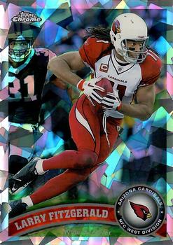 2011 Topps Chrome - Crystal Atomic Refractors #80 Larry Fitzgerald Front