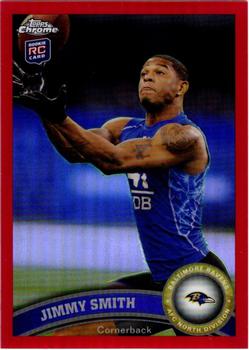 2011 Topps Chrome - Red Refractors #63 Jimmy Smith Front