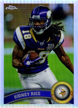 2011 Topps Chrome - Refractors #84 Sidney Rice  Front
