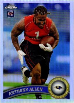 2011 Topps Chrome - Refractors #118 Anthony Allen  Front