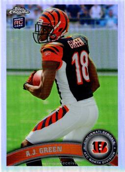 2011 Topps Chrome - Refractors #150 A.J. Green  Front