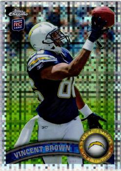 2011 Topps Chrome - Xfractors #42 Vincent Brown Front