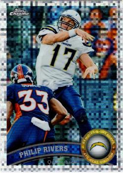 2011 Topps Chrome - Xfractors #90 Philip Rivers Front