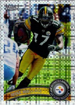 2011 Topps Chrome - Xfractors #133 Mike Wallace Front
