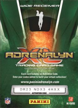 2010 Panini Adrenalyn XL - Ultimate Signature #U13 Andre Johnson  Back