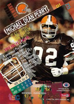 1994 Stadium Club - Members Only #215 Michael Dean Perry Back