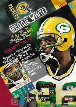 1994 Stadium Club - Members Only #480 Reggie White Back