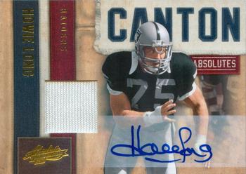 2010 Panini Absolute Memorabilia - Canton Absolutes Materials Autographs #12 Howie Long Front
