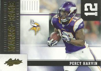 2010 Panini Absolute Memorabilia - Marks of Fame #17 Percy Harvin  Front