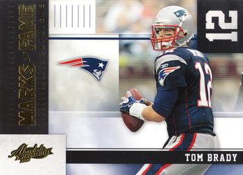 2010 Panini Absolute Memorabilia - Marks of Fame #20 Tom Brady  Front