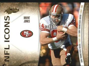 2010 Panini Absolute Memorabilia - NFL Icons #5 Brent Jones  Front