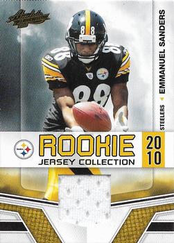 2010 Panini Absolute Memorabilia - Rookie Jersey Collection #12 Emmanuel Sanders  Front