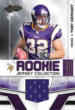 2010 Panini Absolute Memorabilia - Rookie Jersey Collection #35 Toby Gerhart  Front
