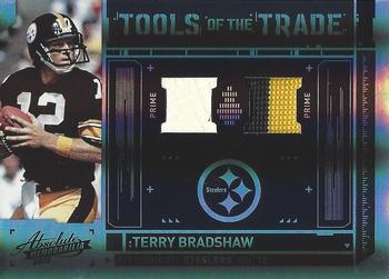 2010 Panini Absolute Memorabilia - Tools of the Trade Double Material Black Spectrum #31 Terry Bradshaw Front