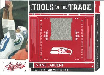 2010 Panini Absolute Memorabilia - Tools of the Trade Material Red #15 Steve Largent Front