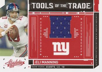 2010 Panini Absolute Memorabilia - Tools of the Trade Material Red #32 Eli Manning Front