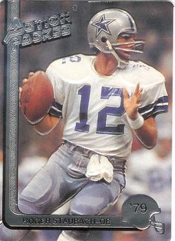 1991 Action Packed Whizzer White Award #13 Roger Staubach Front