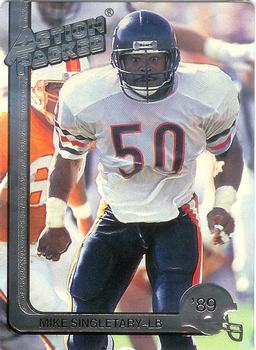 1991 Action Packed Whizzer White Award #23 Mike Singletary Front