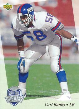 1993 Upper Deck NFL Experience #37 Carl Banks Front