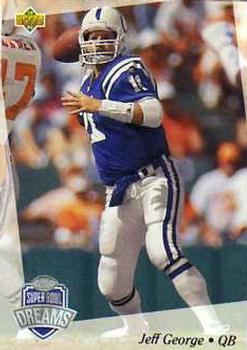 1993 Upper Deck NFL Experience #39 Jeff George Front