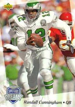 1993 Upper Deck NFL Experience #43 Randall Cunningham Front