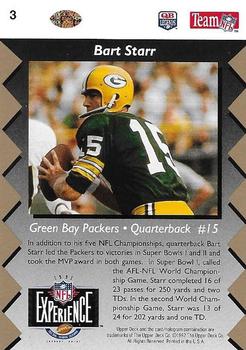 1993 Upper Deck NFL Experience - Gold #3 Bart Starr Back