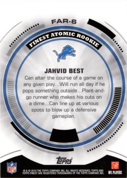 2010 Finest - Atomic Refractor Rookies #FAR-6 Jahvid Best  Back