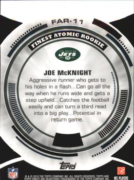 2010 Finest - Atomic Refractor Rookies #FAR-11 Joe McKnight  Back