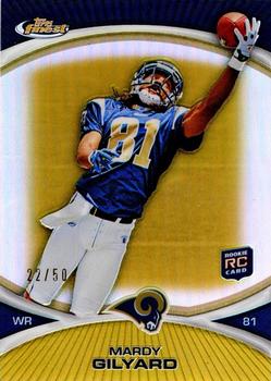 2010 Finest - Gold Refractors #32 Mardy Gilyard  Front