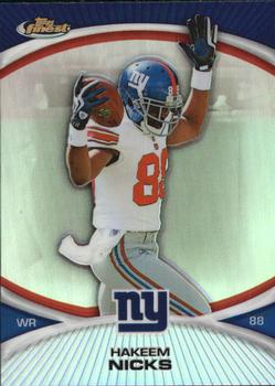 2010 Finest - Refractors #28 Hakeem Nicks  Front