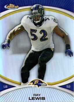 2010 Finest - Refractors #45 Ray Lewis  Front