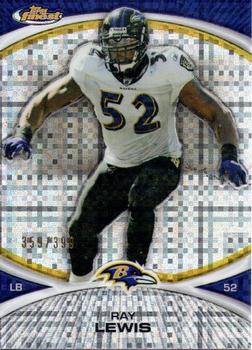 2010 Finest - Xfractors #45 Ray Lewis  Front