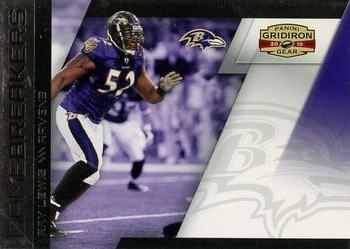 2010 Panini Gridiron Gear - Gamebreakers #20 Ray Lewis  Front